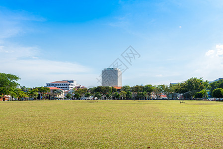 马来西亚槟城街景建筑高清图片素材