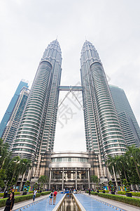 马来西亚吉隆坡双塔背景图片