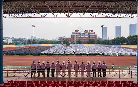 建军节91周年运动会升旗仪式背景