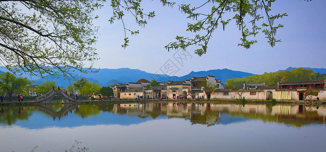 徽州古村落宏村背景