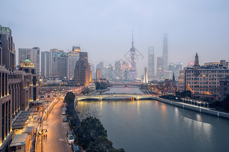 上海城市风光现代的高清图片素材