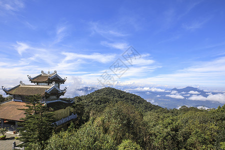 越南巴拿山避暑胜地高清图片