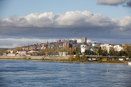 伊尔库斯科城市风光高清图片