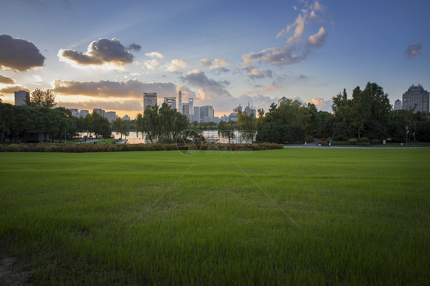 上海公园风景图片