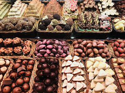 西班牙巧克力豆高清图片