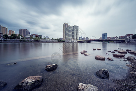 天津海河慢门建筑高清图片素材