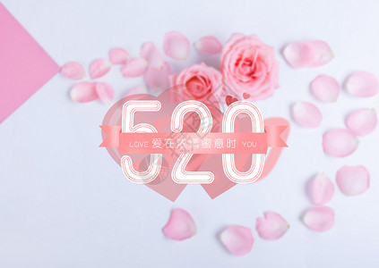 520浪漫鲜花背景背景图片