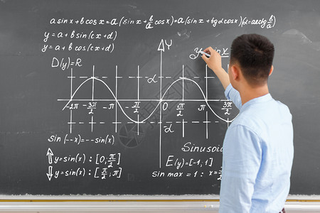 数学海报数学教育文化背景设计图片