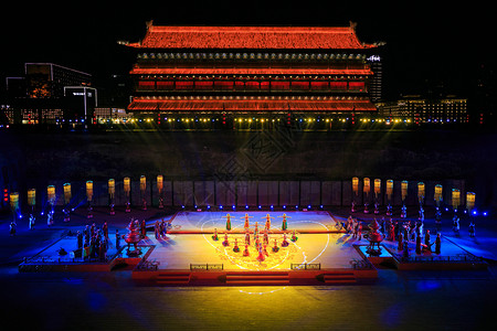 西安城墙入城仪式高清图片