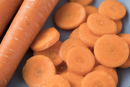 营养丰富的胡萝卜背景图片