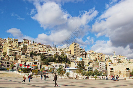 约旦旅游约旦首都安曼背景