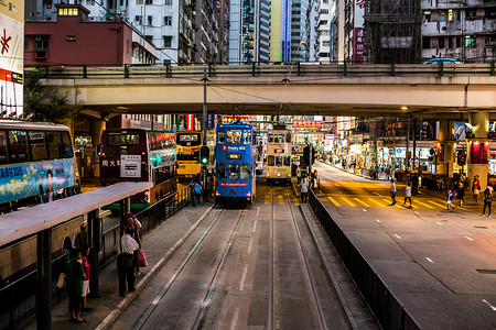 香港交通背景图片