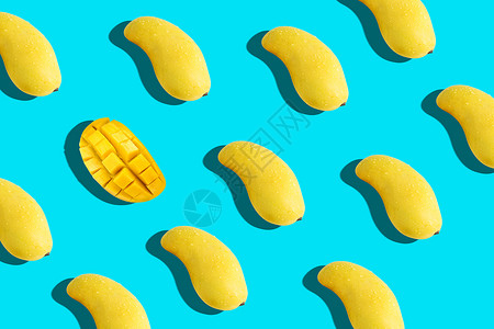 芒果拼盘水果创意设计图片
