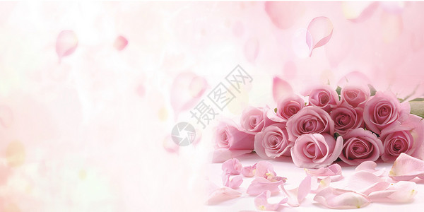 玫瑰桌子玫瑰花背景图设计图片