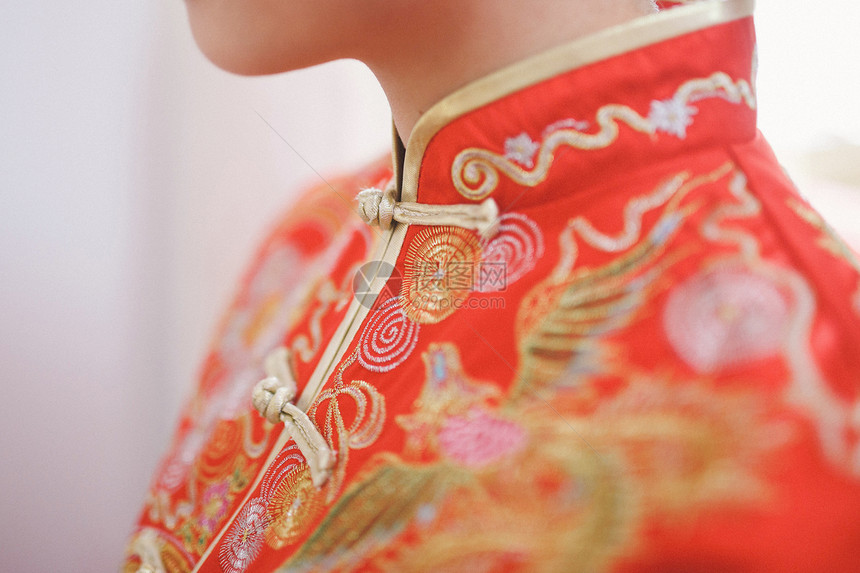 中式美丽的新娘图片