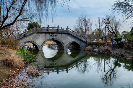 武汉东湖绿道的桥图片
