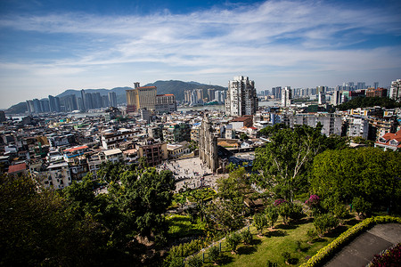 澳门风景背景图片