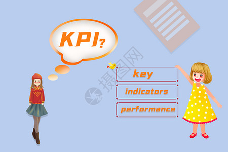 诠释KPI关键绩效指标高清图片