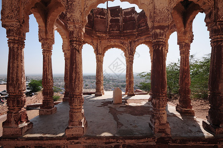印度焦特布尔梅兰加尔城堡高清图片