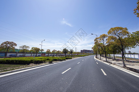 城市道路背景