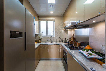 未来厨房欧式居家背景高清图片