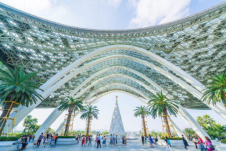 海南三亚国际免税店背景