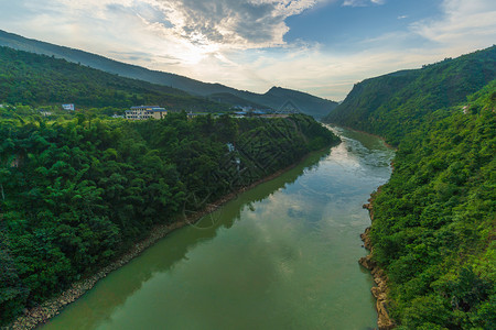 云南澜沧江风景澜沧江高清图片