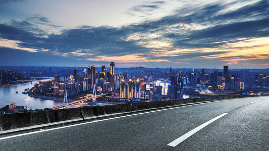 重庆城市道路背景图片