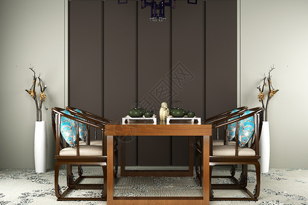 中式餐厅设计中式餐厅空间场景设计图片