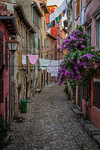欧洲古镇小巷子图片