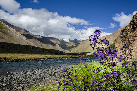 西藏高原自然风光中国西藏自治区高清图片素材