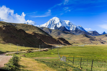 西藏高原自然风光旅游目的地高清图片素材