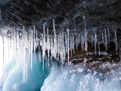 冰挂冰柱背景图片