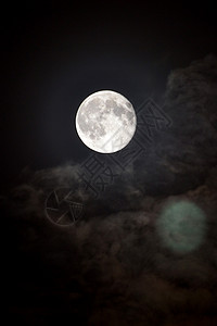 暗色背景素材月球长焦照片背景