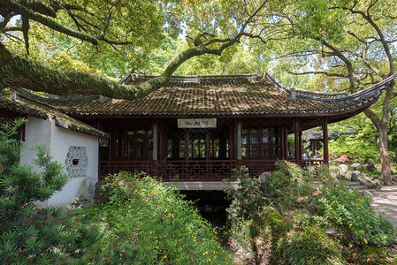上海松江古典园林醉白池高清图片