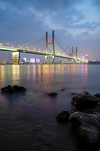 武汉长江二桥夜景图片
