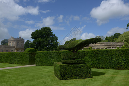英国英格兰著名的朗利特庄园高清图片