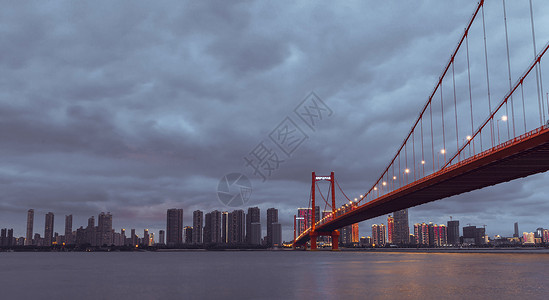 鹦鹉洲大桥背景图片