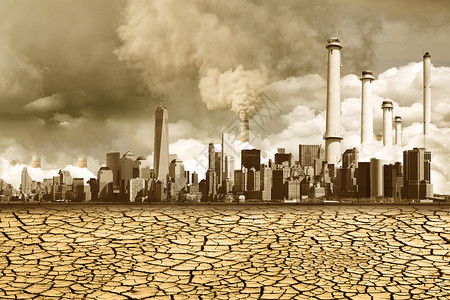 环境污染城市污染高清图片素材