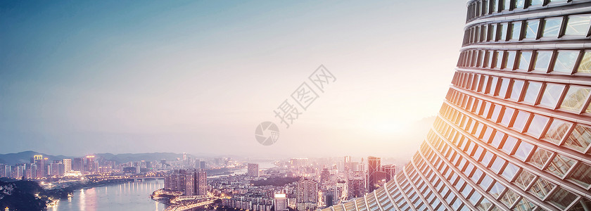 广州天空企业文化背景设计图片
