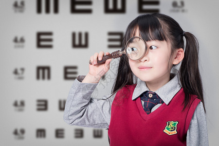 保护视力儿童眼镜高清图片