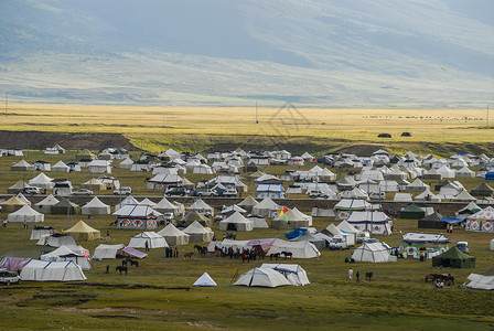 四川藏区四川甘孜藏族自治州理塘草原背景