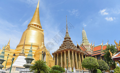 泰国曼谷大皇宫景区背景