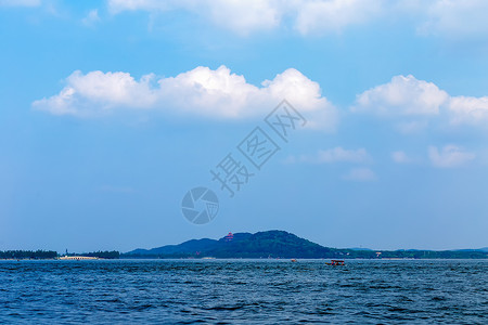 堪比天高武汉东湖风景区背景