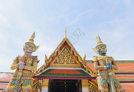 泰国曼谷大皇宫背景