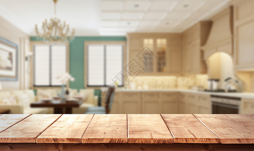 厨房背景背景素材桌子前高清图片