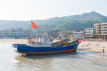 温州苍南海滨风光背景