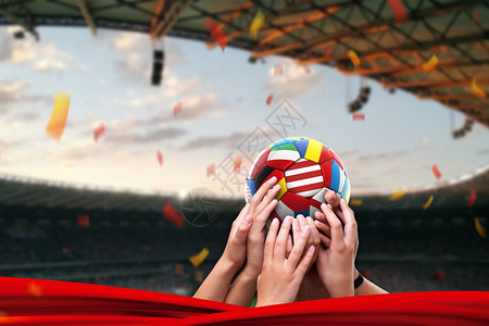 欧冠足球世界杯设计图片