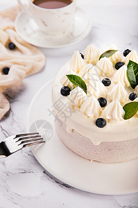 奶油水果蛋糕火龙果高清图片素材