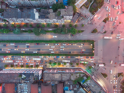俯瞰城市立体交通图片